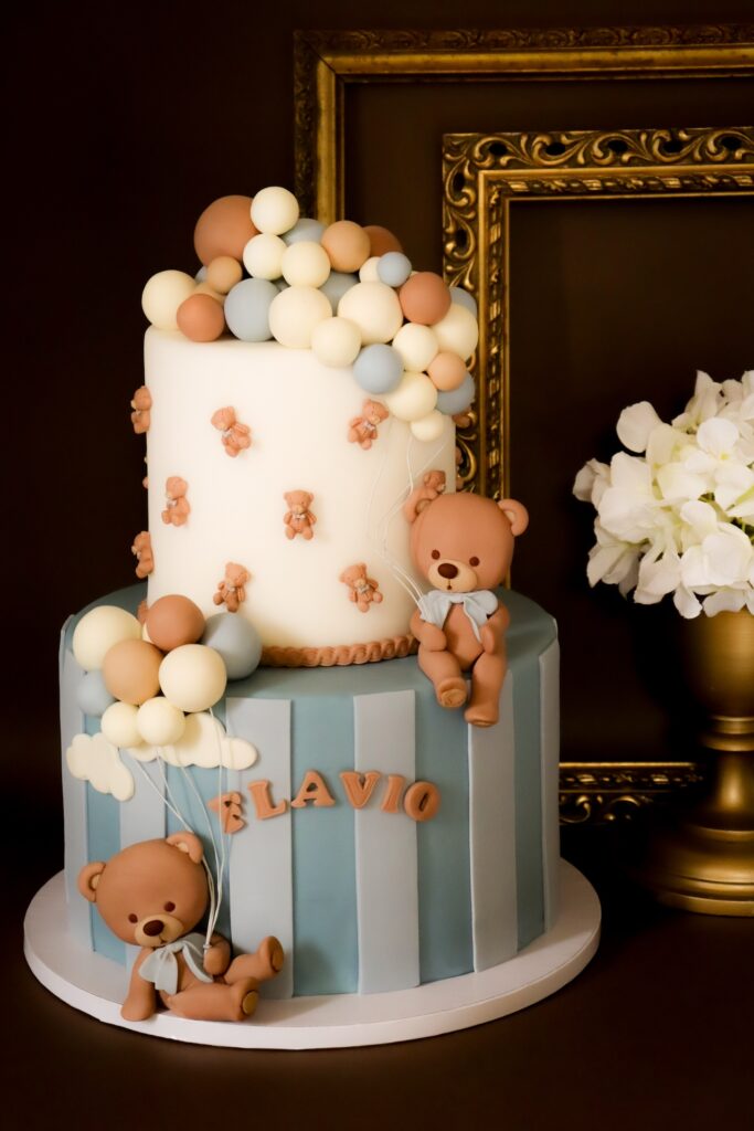 Torta Orsetti e Palloncini - Bears and Balloons Cake